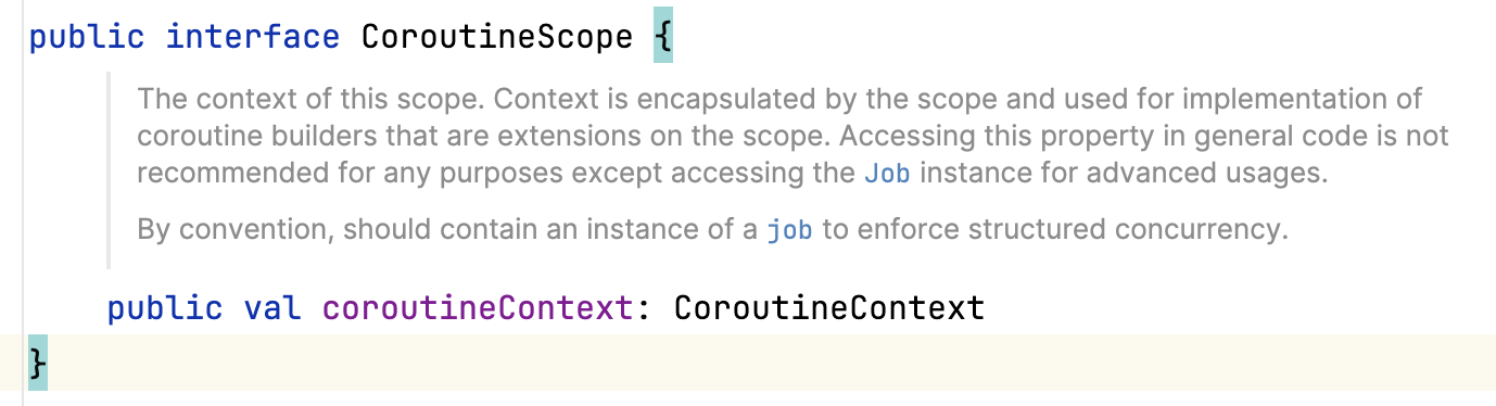 CoroutineScope